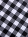 Costumi intero plaid bianco e nero anni '50