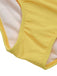 Costume da bagno giallo spalline sottili a quadri girasole anni '50