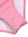 Costume da bagno incrocio floreale blu anni '40