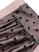 Costumi a rete nero a pois anni '60