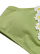 Costumi in maglia a margherite verde chiaro anni '60