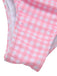 Costumi plaid cuore spalline sottili rosa anni '50