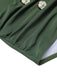 Costumi plaid con scollo all'americana grigio verde anni '40