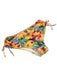 Set Bikini con lacci e copricostume tropicale anni '60
