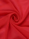 Set bikini con scollo all'americana e copricostume rosso anni '50