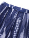 Costumi e copricostume grafiche tinte con spalline blu anni '60