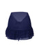 Gonna copricostume in chiffon con fiocco blu anni '60