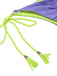 Set bikini con schiena scoperta e trecce anni '50