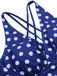 Costumi a pois con spalline incrociate anni '30