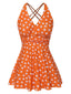 Costumi a pois con spalline incrociate anni '30