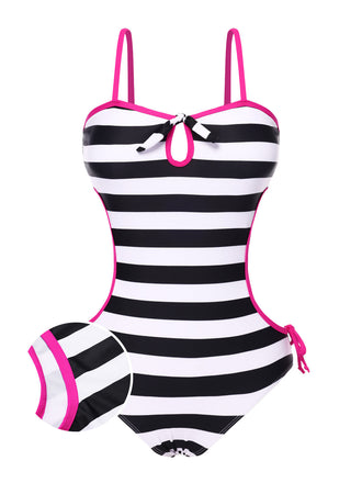 CostumI a righe fiocco cava di Barbie anni '60