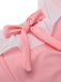 Costumi intero volant scollo quadrato fiocco rosa anni '50