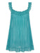 Camicia da notte babydoll in rete in pizzo con fiocco anni '50
