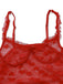 2PCS Pigiama a cuore e volant San Valentino rosso anni '60