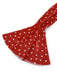 2PCS Pigiama a cuore e volant San Valentino rosso anni '60