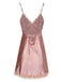 Pigiama in pizzo spalline sottili patchwork anni '50