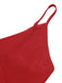 Camicia da notte trasparente volant scollo a V rosso anni '30