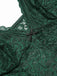 Camicia da notte in pizzo trasparente con spalline sottili anni '60