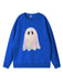 Felpa vintage con fantasma Halloween anni '80