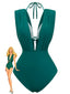 Top bikini a quadri anni '60 e costumi con balza