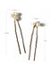 Orecchini a Clip Vintage con Strass a Goccia 3
