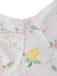 Set Bikini con Stampa Foglie Tropicali e Allacciatura al Collo & Copricostume in Rete Anni '60 4