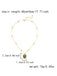 Collana Bianca con Catena di Perline e Pendente Rosa 4