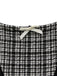 black-1960s-plaid-deep-v-halter-tankini-set-waist-closeup