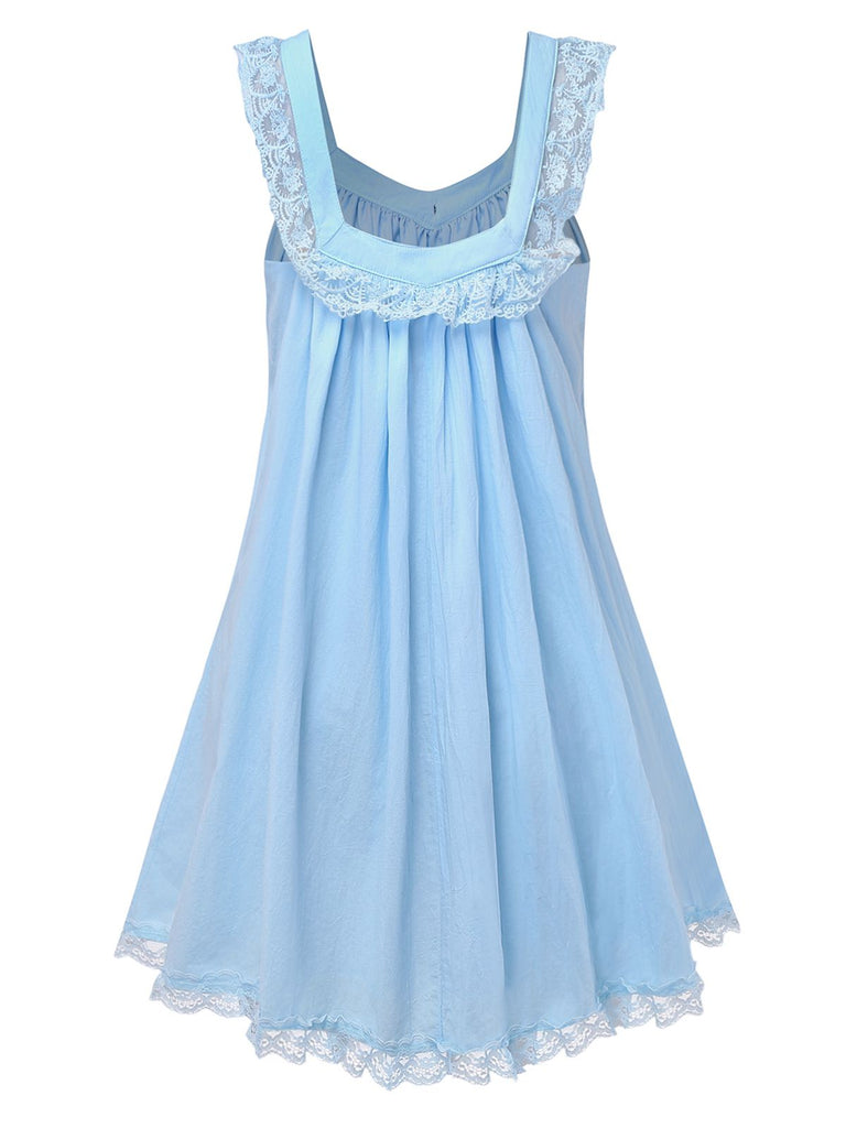 [Prevendita] Abito babydoll in pizzo con fiocco sulla schiena anni '60