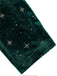 Abito in velluto con scollo a V e stelle verde scuro anni '40