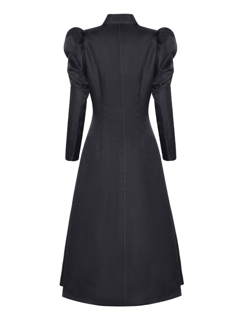 Abito da strega ispirato a wicked e cappello nero anni '40