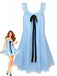 [Prevendita] Abito babydoll in pizzo con fiocco sulla schiena anni '60