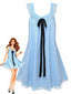 [Prevendita] Abito babydoll in pizzo con fiocco sulla schiena anni '60