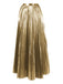 2PCS Costumi Intero Oro Anni '50 Metallizzato e Copricostume