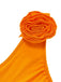 Costumi Intero con Gonna Anni '40 Monospalla con Fiori 3D