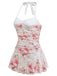 [Prevendita] Costumi con Gonna Rose Arricciato Scollo all'americana Anni '50