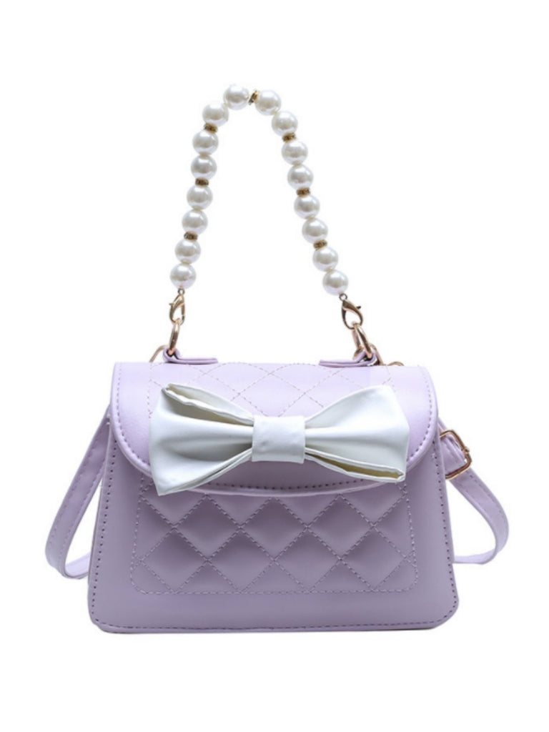 Borsa Retrò con fiocco e perle