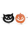 Orecchino demone zucca di Halloween retrò