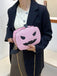Borsa a tracolla con zucca di Halloween retrò