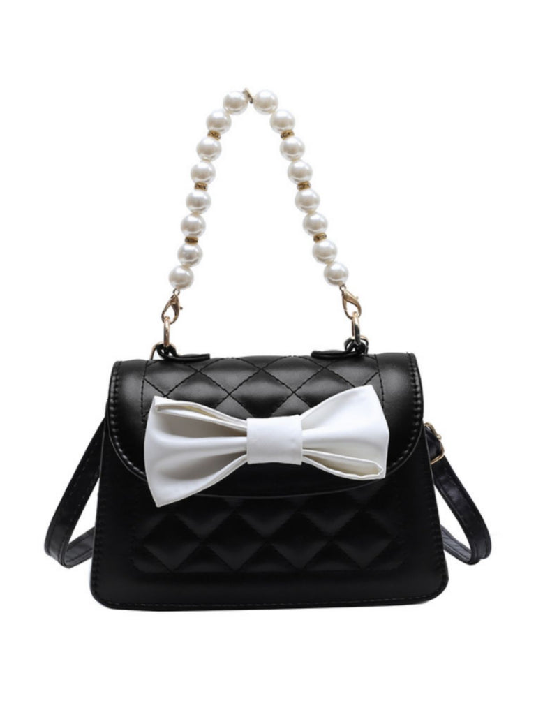 Borsa Retrò con fiocco e perle