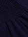 Vestito svasato blu navy anni '50