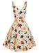 Abito da berretto di Halloween anni '50 beige