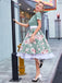 Abito Swing Patchwork Floreale anni '50