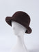 Cappello da pescatore in lana tinta unita retrò