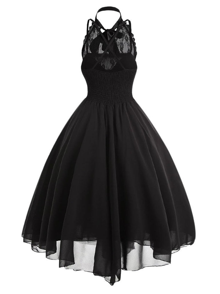 Abito in pizzo steampunk gotico di Halloween