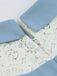 Abito blu in pizzo con colletto alla Peter Pan anni '50