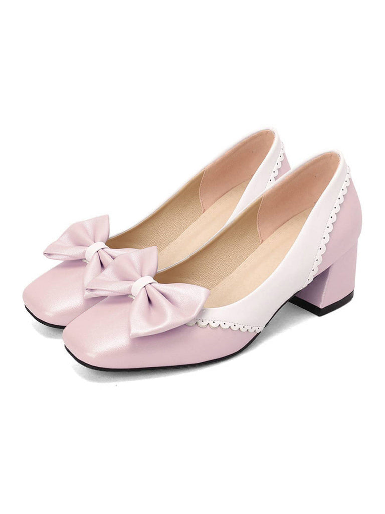 Scarpe con tacco alto Mary Jane retrò