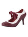 Tacchi alti allacciati bordeaux vintage