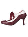 Tacchi alti allacciati bordeaux vintage