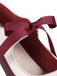 Tacchi alti allacciati bordeaux vintage
